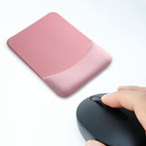 Maxbell Mouse Pad with Wrist Rest Desk Computer Cafe Ergonomic Home Working Mousepad Pink