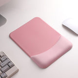 Maxbell Mouse Pad with Wrist Rest Desk Computer Cafe Ergonomic Home Working Mousepad Pink