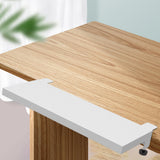 Maxbell Keyboard Tray Table Mount Accessory Horizontal Alignment Armrest Shelf Stand White