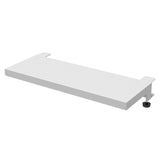 Maxbell Keyboard Tray Table Mount Accessory Horizontal Alignment Armrest Shelf Stand White