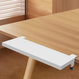 Maxbell Keyboard Tray Table Mount Accessory Horizontal Alignment Armrest Shelf Stand White