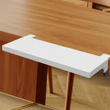 Maxbell Keyboard Tray Table Mount Accessory Horizontal Alignment Armrest Shelf Stand White