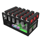 Maxbell Mining Rig Case Frame Computer Chassis Rack Accessories Easy to Use Rig Case