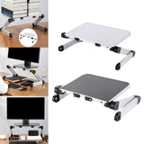 Maxbell Desktop Monitor Stand Riser Tablet Phone Stand for Sturdy Room Dorm Printers White