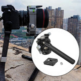 Maxbell Tripod Fluid Head with 1/4" Screw Hydraulic Damping with Quick Release Plate