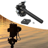Maxbell Tripod Fluid Head with 1/4" Screw Hydraulic Damping with Quick Release Plate