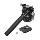 Maxbell Tripod Fluid Head with 1/4" Screw Hydraulic Damping with Quick Release Plate