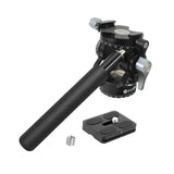 Maxbell Tripod Fluid Head with 1/4" Screw Hydraulic Damping with Quick Release Plate