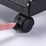 Maxbell Computer Tower Stand Storage Rack Mobile Rolling Wheel Sturdy PC Tower Stand Black