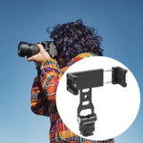 Maxbell Phone Tripod Mount with Cold Shoe Versatile for Plane Tabletop Train