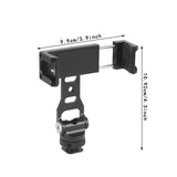 Maxbell Phone Tripod Mount with Cold Shoe Versatile for Plane Tabletop Train