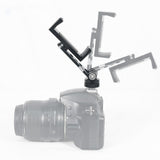 Maxbell Phone Tripod Mount with Cold Shoe Versatile for Plane Tabletop Train