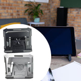 Maxbell Folding Laptop Stand Lightweight Computer Stand for Living Room Bedroom Home Black