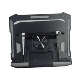 Maxbell Folding Laptop Stand Lightweight Computer Stand for Living Room Bedroom Home Black