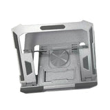 Maxbell Folding Laptop Stand Lightweight Computer Stand for Living Room Bedroom Home Silver