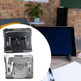 Maxbell Foldable Laptop Stand Nonslip Riser Base for up to 17.3 inch Bedroom Desktop Black