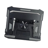 Maxbell Foldable Laptop Stand Nonslip Riser Base for up to 17.3 inch Bedroom Desktop Black