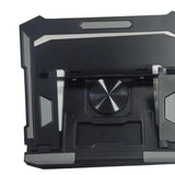 Maxbell Foldable Laptop Stand Nonslip Riser Base for up to 17.3 inch Bedroom Desktop Black
