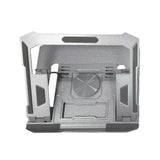 Maxbell Foldable Laptop Stand Nonslip Riser Base for up to 17.3 inch Bedroom Desktop Silver