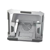 Maxbell Foldable Laptop Stand Nonslip Riser Base for up to 17.3 inch Bedroom Desktop Silver