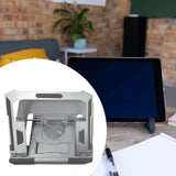 Maxbell Foldable Laptop Stand Nonslip Riser Base for up to 17.3 inch Bedroom Desktop Silver