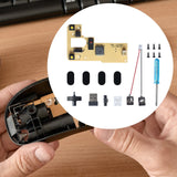 Maxbell 3D Printed Wireless Mouse Model Components Easy Assembly Prints Not Included
