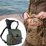 Maxbell Binocular Harness Chest Bag Large Capacity Multi Pocket Storage Bag Bag