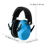 Maxbell Noise Canceling Ear Muffs Comfortable Sleep Earmuff for Workout Office Plane blue