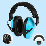 Maxbell Noise Canceling Ear Muffs Comfortable Sleep Earmuff for Workout Office Plane blue
