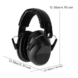 Maxbell Noise Canceling Ear Muffs Comfortable Sleep Earmuff for Workout Office Plane black