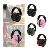 Maxbell Noise Reduction Earmuff Adjustable for Lawn Mowing Workshop Construction Black