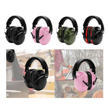 Maxbell Noise Reduction Earmuff Adjustable for Lawn Mowing Workshop Construction Black