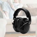 Maxbell Noise Reduction Earmuff Adjustable for Lawn Mowing Workshop Construction Black