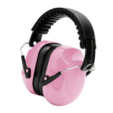 Maxbell Noise Reduction Earmuff Adjustable for Lawn Mowing Workshop Construction Pink