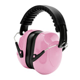 Maxbell Noise Reduction Earmuff Adjustable for Lawn Mowing Workshop Construction Pink