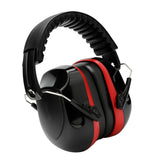 Maxbell Noise Reduction Earmuff Adjustable for Lawn Mowing Workshop Construction Red
