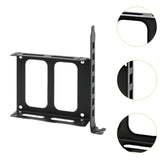 Maxbell 2.5" SSD Mounting Bracket Hard Drive Holder Computer HDD Bay Metal Drive Bay Black