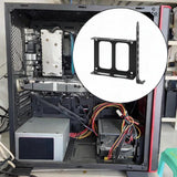 Maxbell 2.5" SSD Mounting Bracket Hard Drive Holder Computer HDD Bay Metal Drive Bay Black