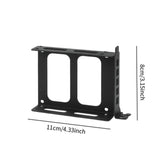 Maxbell Dual SSD Mounting Bracket SSD Bracket SSD HDD Dock 2.5 inch Hard Drive Mount Black