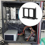 Maxbell Dual SSD Mounting Bracket SSD Bracket SSD HDD Dock 2.5 inch Hard Drive Mount Black