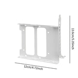 Maxbell 3.5" SSD Mounting Bracket Sturdy SSD Tray with Mounting Screw SSD HDD Holder White