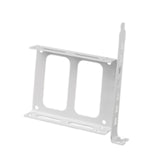 Maxbell 2.5" SSD Mounting Bracket Hard Drive Holder Computer HDD Bay Metal Drive Bay White
