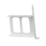 Maxbell 2.5" SSD Mounting Bracket Hard Drive Holder Computer HDD Bay Metal Drive Bay White