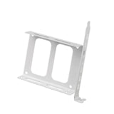 Maxbell 2.5" SSD Mounting Bracket Hard Drive Holder Computer HDD Bay Metal Drive Bay White