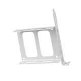 Maxbell 2.5" SSD Mounting Bracket Hard Drive Holder Computer HDD Bay Metal Drive Bay White