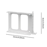 Maxbell Dual SSD Mounting Bracket SSD Bracket SSD HDD Dock 2.5 inch Hard Drive Mount White