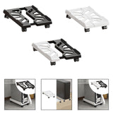 Maxbell CPU Stand Multiple Air Vents Adjustable Space Saving Telescopic Support Cart Black