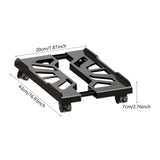 Maxbell CPU Stand Multiple Air Vents Adjustable Space Saving Telescopic Support Cart Black