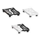 Maxbell CPU Stand Multiple Air Vents Adjustable Space Saving Telescopic Support Cart Black