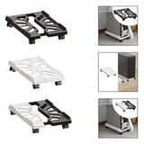 Maxbell CPU Stand Multiple Air Vents Adjustable Space Saving Telescopic Support Cart Black